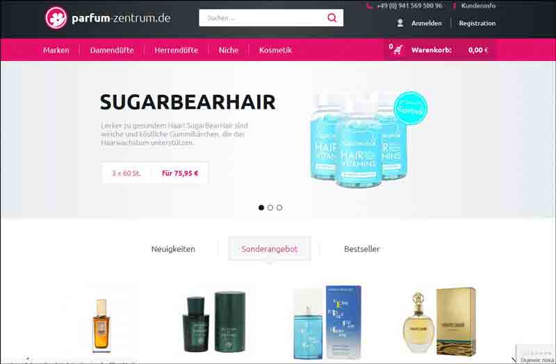 Parfum, Kosmetik, Parfumerie gunstig online bestellen - Parfum Zentrum Shop Germany