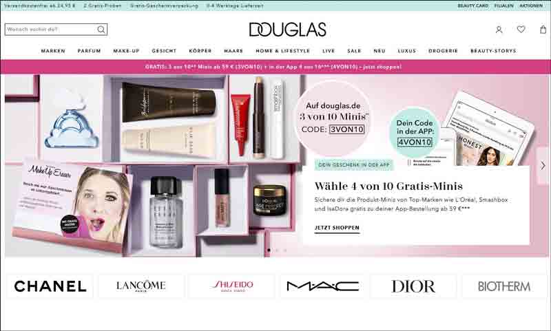 Parfum, Kosmetik, Parfumerie gunstig online bestellen - douglas Germany