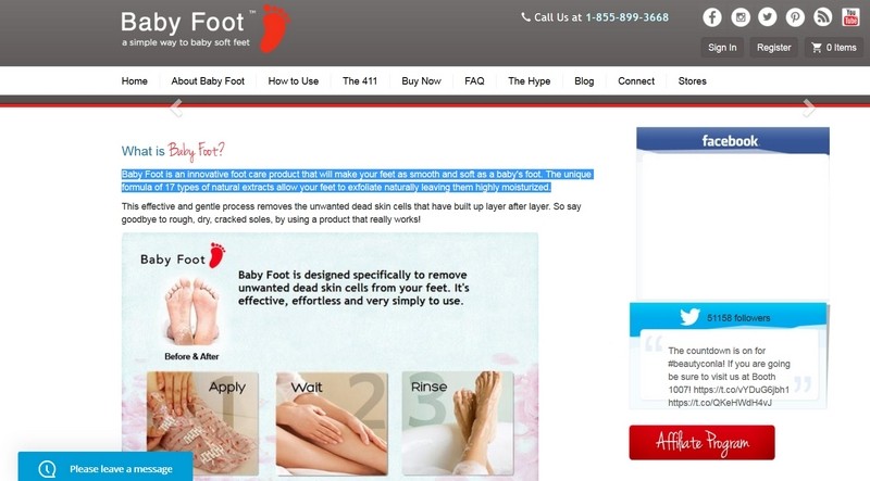 Baby Foot Japan Shop - magazin kosmeticheskih noskov dlja nog baby foot, Japonija