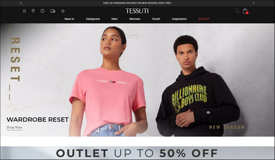 Tessuti is the only destination you need for designer menswear, womenswear and kidswear from Stone Island, BOSS, Barbour, Polo Ralph Lauren and more. Further Sale Reductions live!