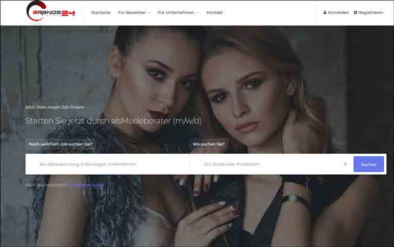 Brands24 - Das Job-Portal für die Modebranche - Alle Stellen - Ein Portal