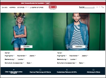 Mode und Schuhe online kaufen bei MUSTANG Jeans
