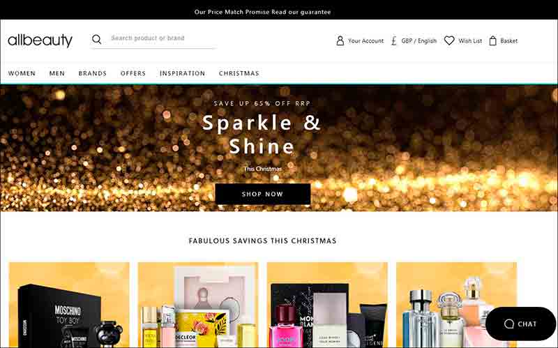 Perfume, Aftershave, Beauty at Great Prices - allbeauty Shop
