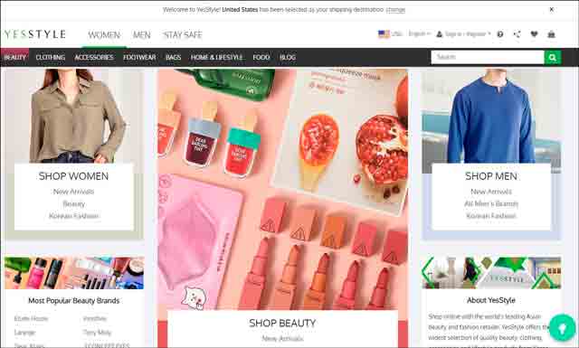 Shop Asian Fashion, Beauty & Lifestyle Online _ YesStyle Shop