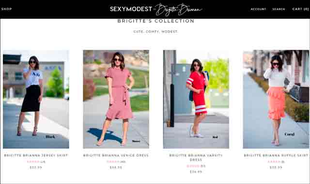 Sexy Modest Clothing, Dresses, Skirts, Tops – SexyModest Boutique