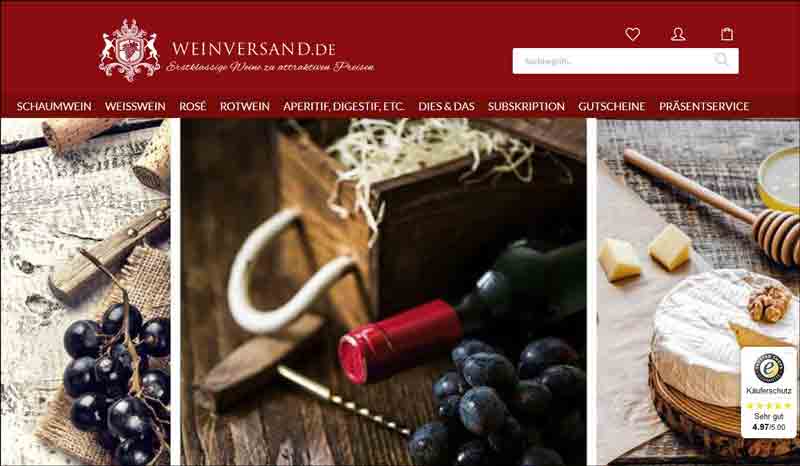 Weinversand.de - Ihr Spezialist für ausgewählte Weine