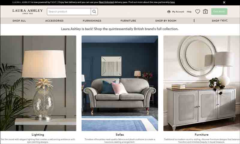Laura Ashley - Online Furniture, Homeware & Home Furnishings