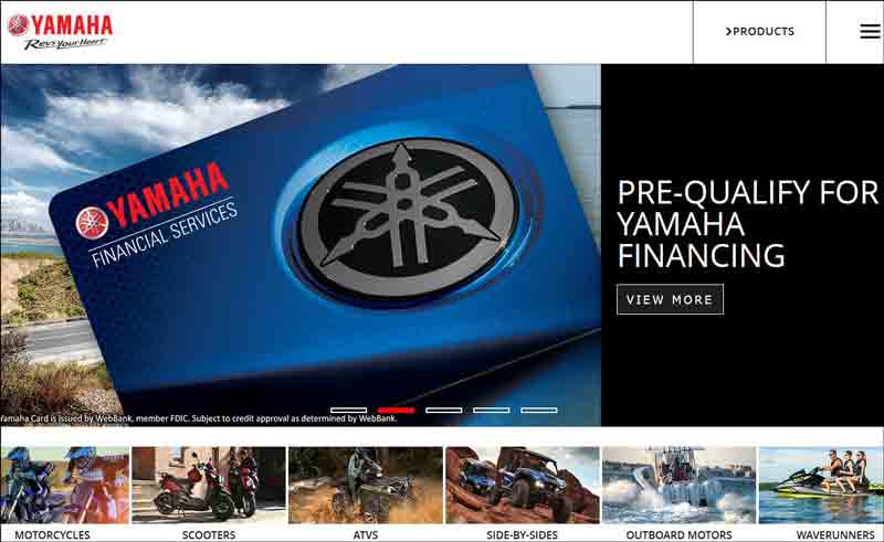 Motorcycles Yamaha, Off-road Vehicles Yamaha, Boats Yamaha, Outboard Motors - Yamaha Motor Corporation, U.S.A.
