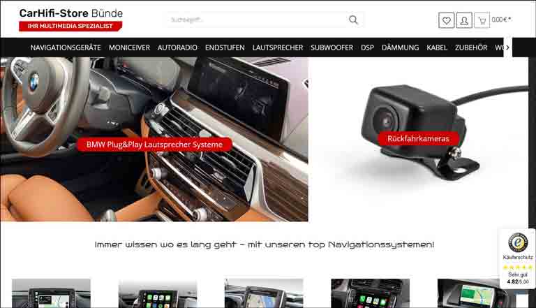 CarHifi Shop fur Auto oder Wohnmobil Soundsysteme & Navigationsgerate Germany