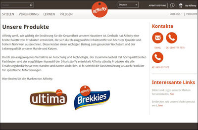 Produkte _ Affinity Petcare. Affinity Ultima. Affinity Brekkies