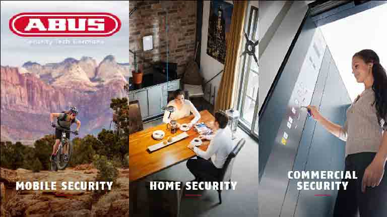 ABUS for home and commercial security and mobile security products