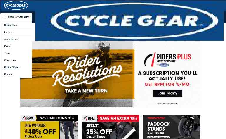 Motorcycle Gear - Shop Online & Stores Near You! - Cycle Gear