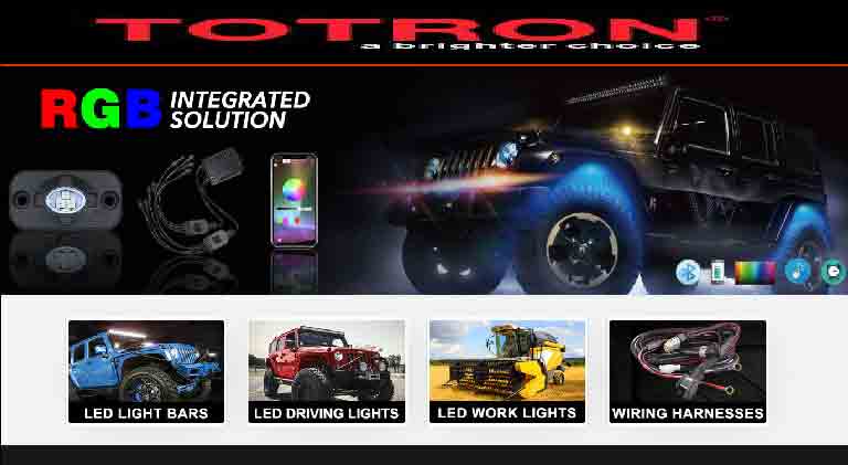 Totron Lights China - Off-Road LED Lights Manufacturer