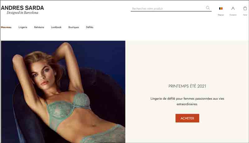 ANDRES SARDA - Luxury lingerie & swimwear