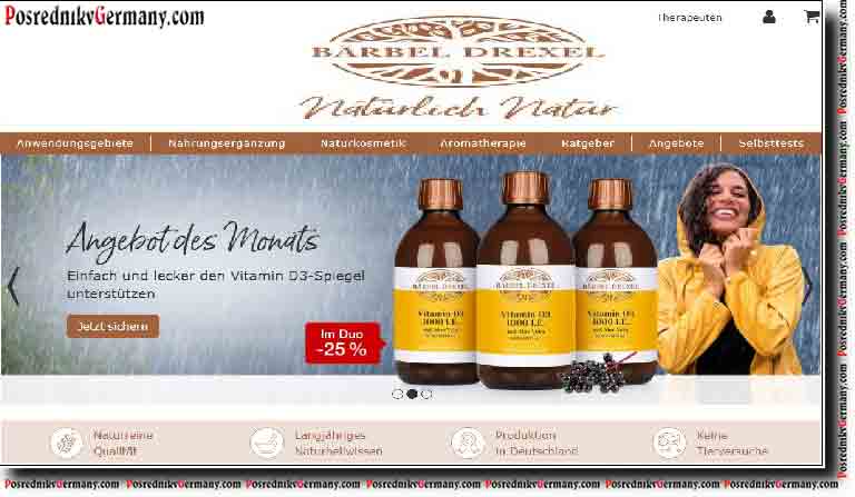 Bärbel Drexel Online Shop Nahrungsergänzungsmittel & Naturkosmetik