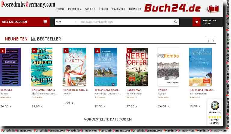 Bücher, Hörbücher, eBooks, Spielzeugen, Musik, DVDs, Blu-rays - Buch24 Shop Germany