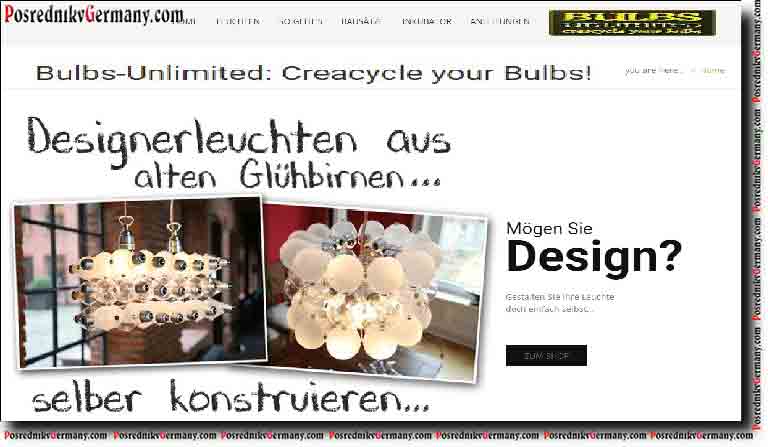 Bulbs-Unlimited Upcycling Designerleuchten aus alten Glühbirnen recyceln