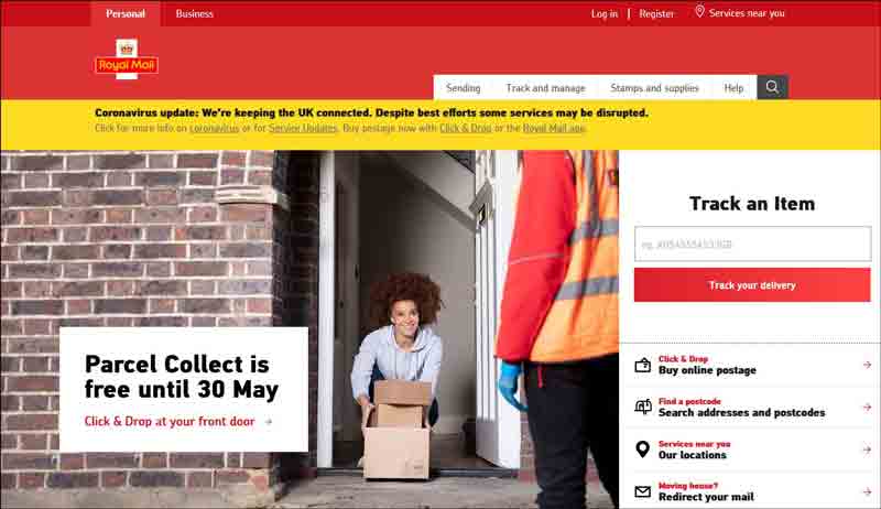 Royal Mail -Trust Royal Mail to send your letters and parcels