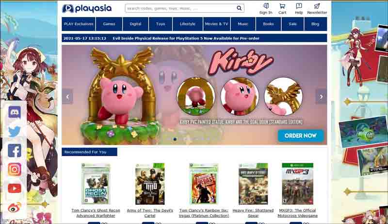 Play-Asia.com - Online Shopping for Digital Codes, Video Games, Toys, Music, Electronics