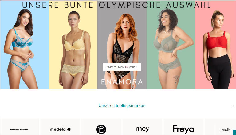 Unterwasche fur Damen online kaufen braboo - Enamora Deutschland