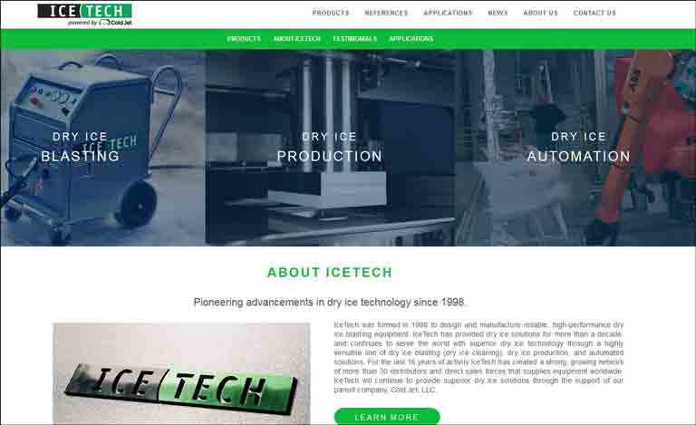IceTech dry ice blasting equipment is designed to conquer