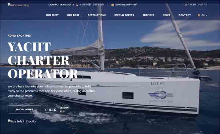 Yacht Charter Croatia - Sailing Yachts and Catamarans - Adria Yachting