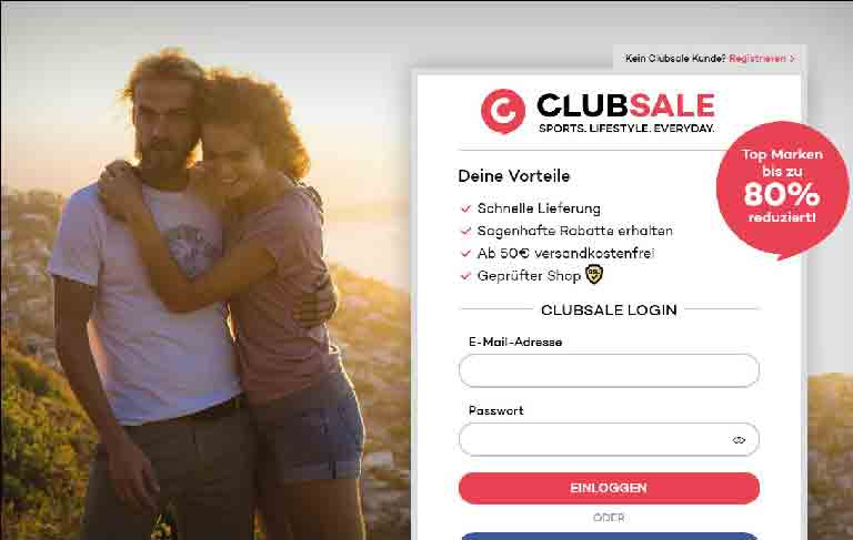 CLUBSALE – SPORTS. LIFESTYLE. EVERYDAY