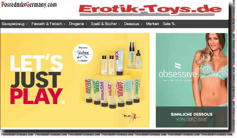 Online Erotikshop & Erotikversand - Erotik-Toys OnlineShop Germany