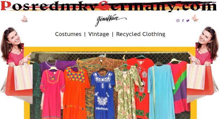 Ginaware - Costumes, vintage, and recycled clothing and accessories for men and women