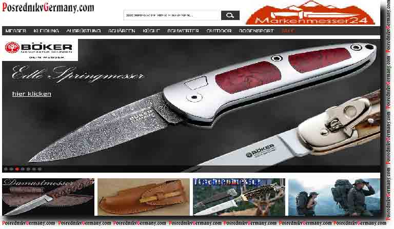 Markenmesser24 - Messer sicher online kaufen Messer & Ausrüstung Große Marken - kleine Preise