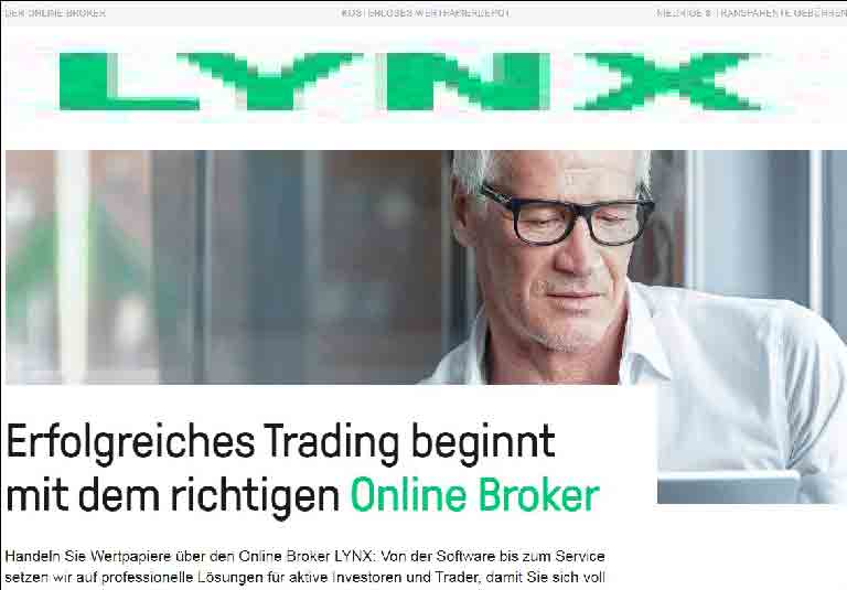 Online Broker LYNX - Gunstig traden und Wertpapiere handeln
