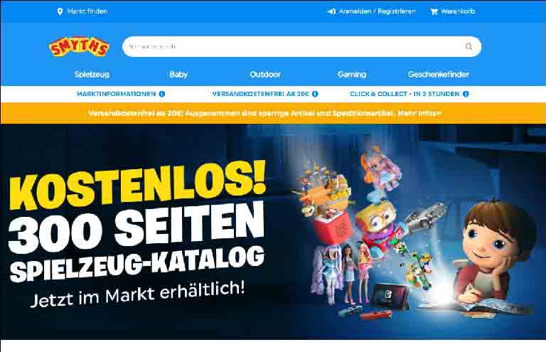 Smyths Toys Superstores - Spielzeug online kaufen Deutschland