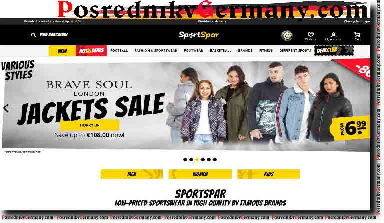 Online shop for cheap sportswear - SportSpar Shop