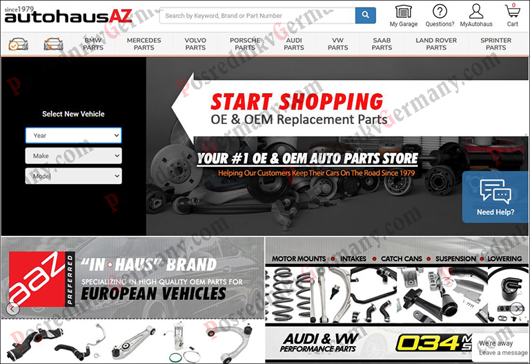 Largest Car Part Warehouse - Replacement Auto Parts Online AutohausAZ US
